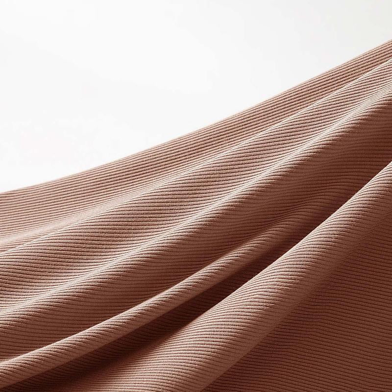 REORIA Tiktokshopbacktoschool Mother'S Day Gift Women'S Sexy Scoop Neck Long Sleeve Lounge Long Dress Summer Outdoorfun Ribbed Bodycon Maxi Dresses Fall Winter Layer Casual Fabric